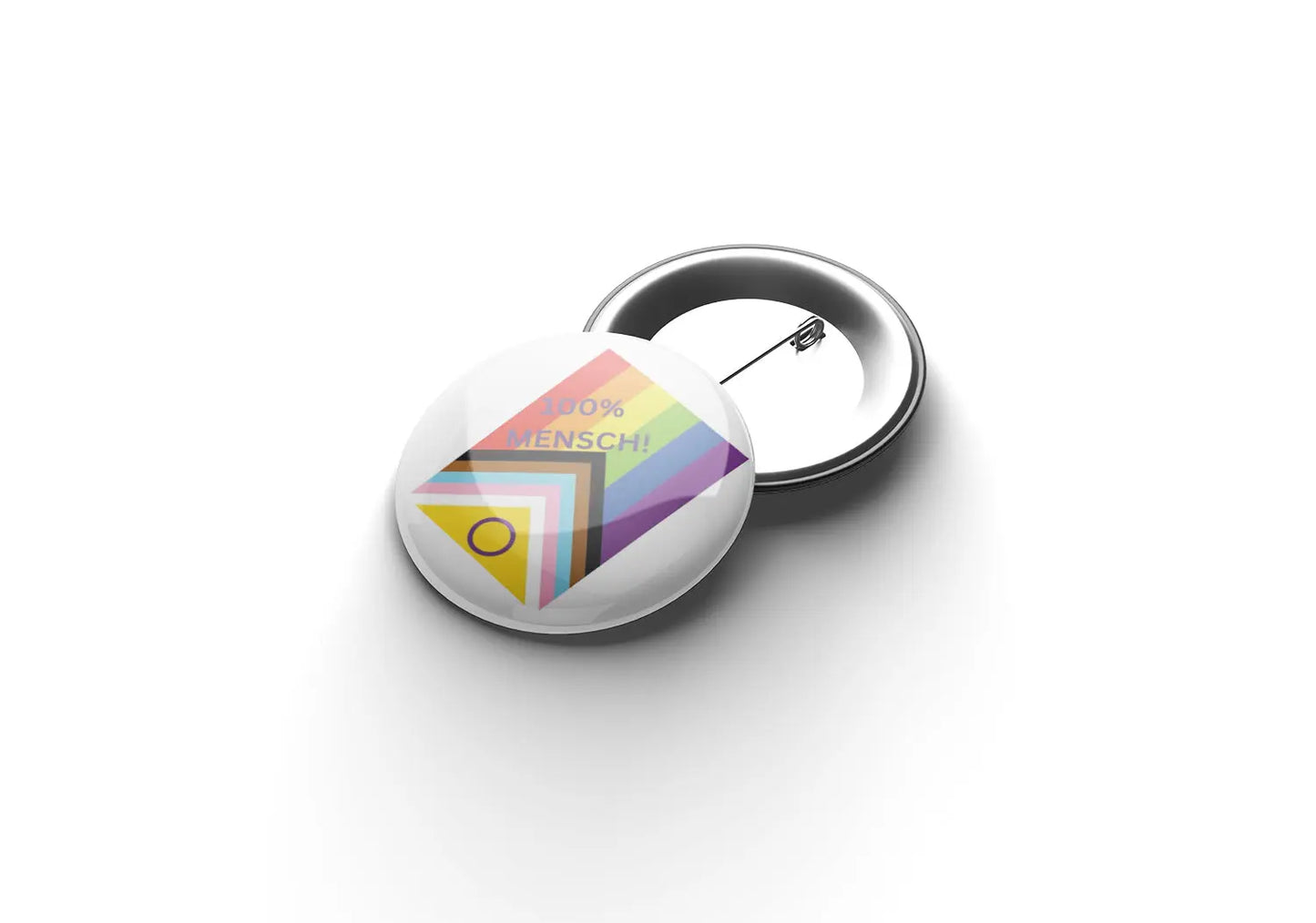100% Mensch Button Buttonwerkstatt