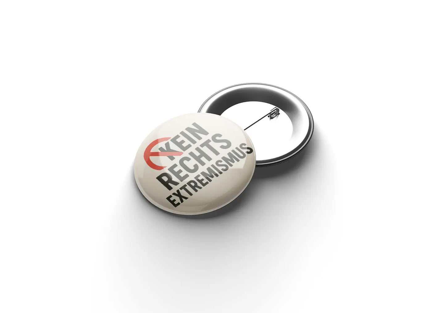 Kein Rechtsextremismus Button Buttonwerkstatt