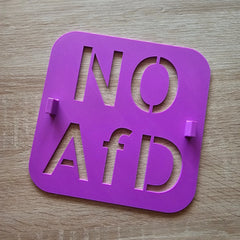 NO AFD Schablone - 21 x 21 cm Buttonwerkstatt