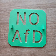 NO AFD Schablone - 21 x 21 cm Buttonwerkstatt