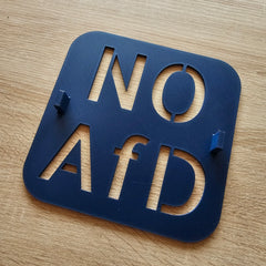 NO AFD Schablone - 21 x 21 cm Buttonwerkstatt