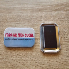 Zu Vino sag ich nie no! Button Buttonwerkstatt