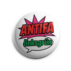 Antifa Linksgrün Button Buttonwerkstatt