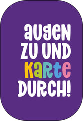 Augen zu und Karte durch Buttonwerkstatt