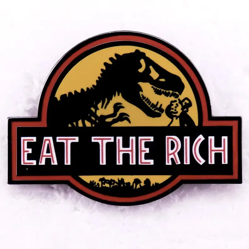 Eat The Rich Pin Buttonwerkstatt