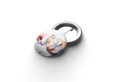 Meerschwein Weihnachten Button Buttonwerkstatt