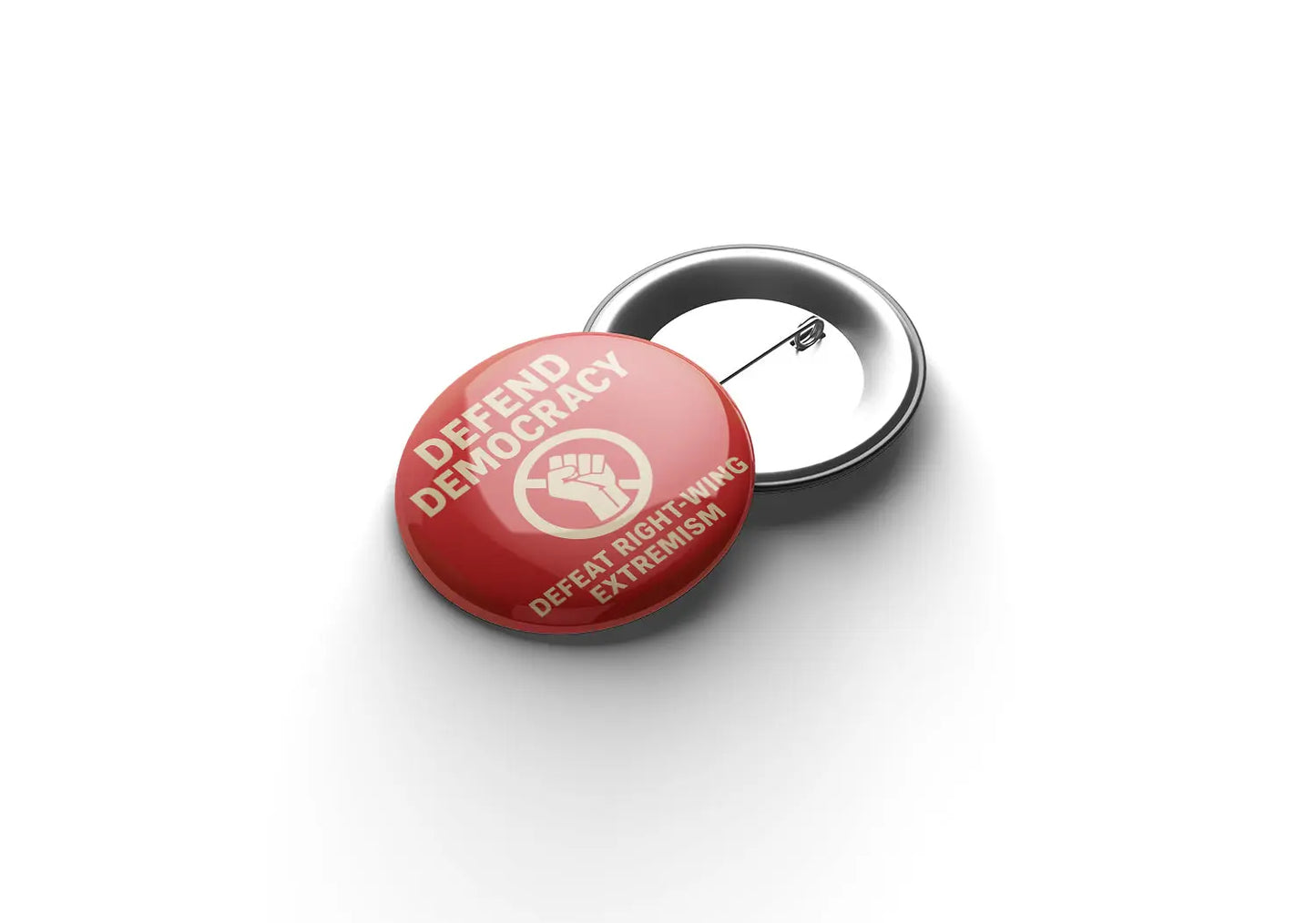 Defend Democracy Button Buttonwerkstatt
