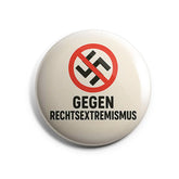 Gegen Rechtsextremismus Button Buttonwerkstatt