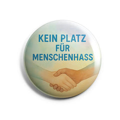 Kein Platz für Menschenhass Button Buttonwerkstatt