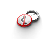 Rechtsabbieger verboten Buttonwerkstatt