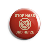 Stop Hass und Hetze Buttonwerkstatt