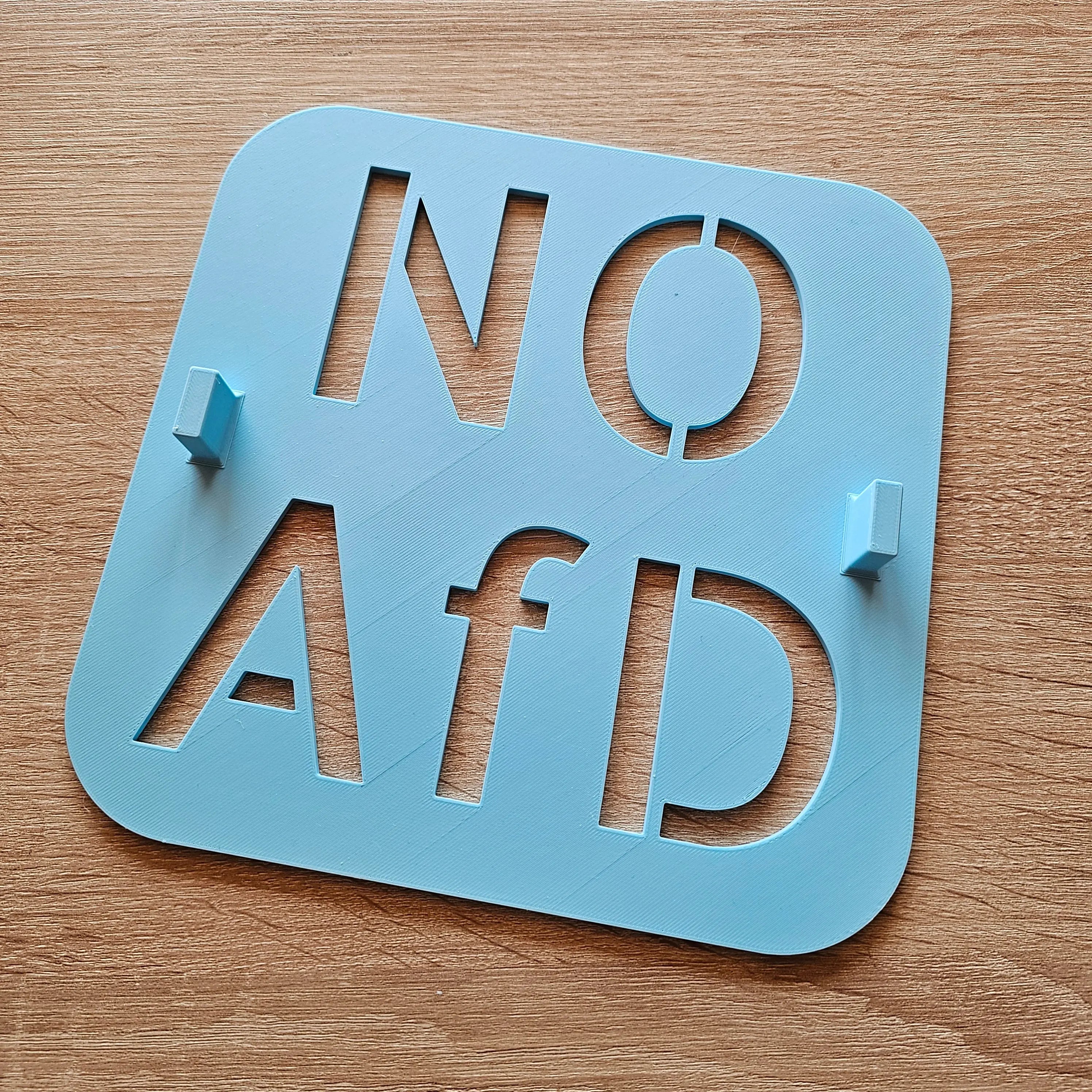 NO AFD Schablone - 21 x 21 cm Buttonwerkstatt