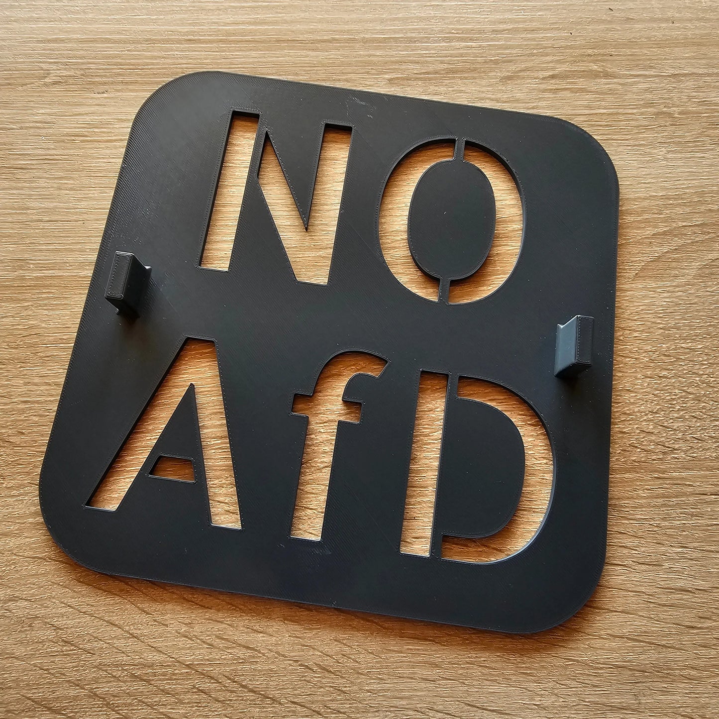 NO AFD Schablone - 21 x 21 cm Buttonwerkstatt