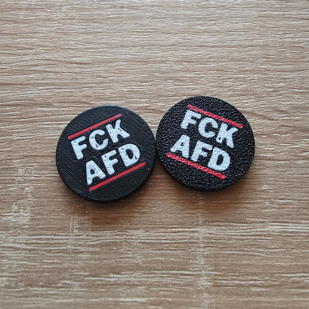 FCK AFD Einkaufswagen Chip Buttonwerkstatt