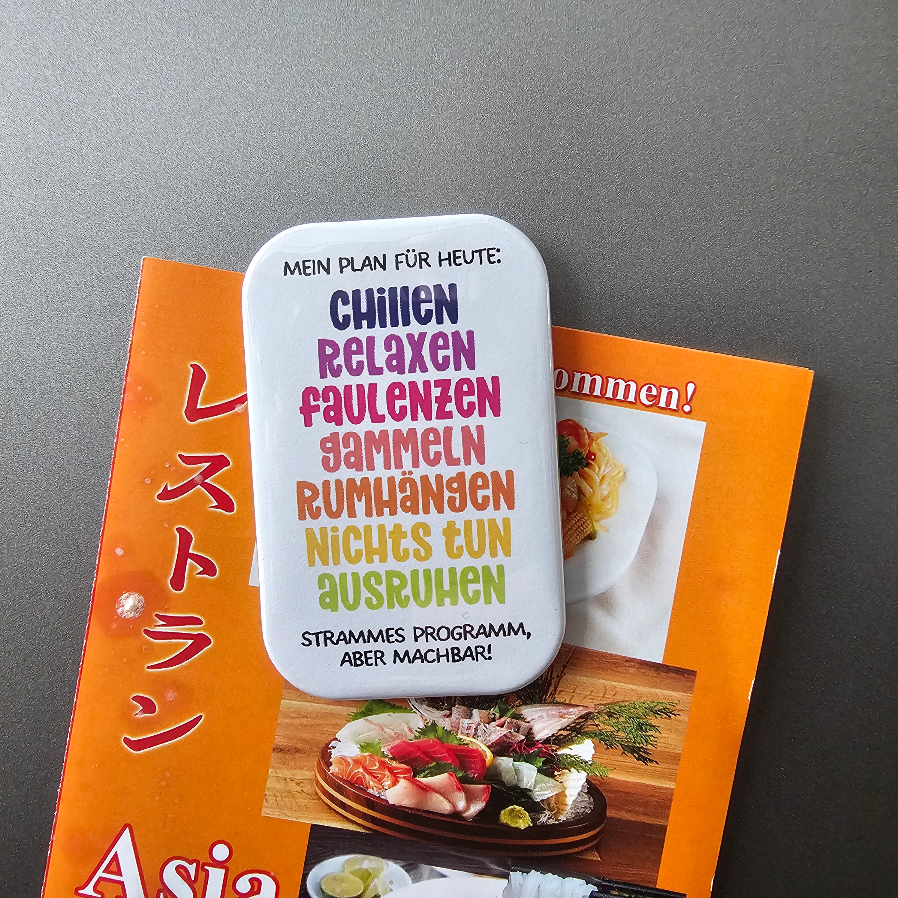 Mein Plan für heute