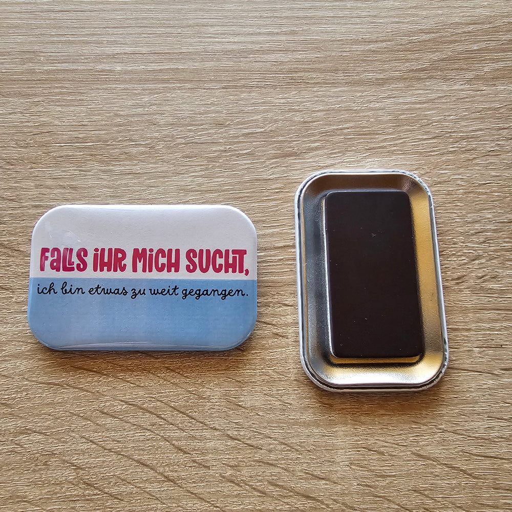 Zu Vino sag ich nie no! Button Buttonwerkstatt