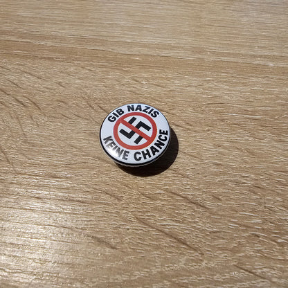 Gib Nazis keine Chance Button Buttonwerkstatt
