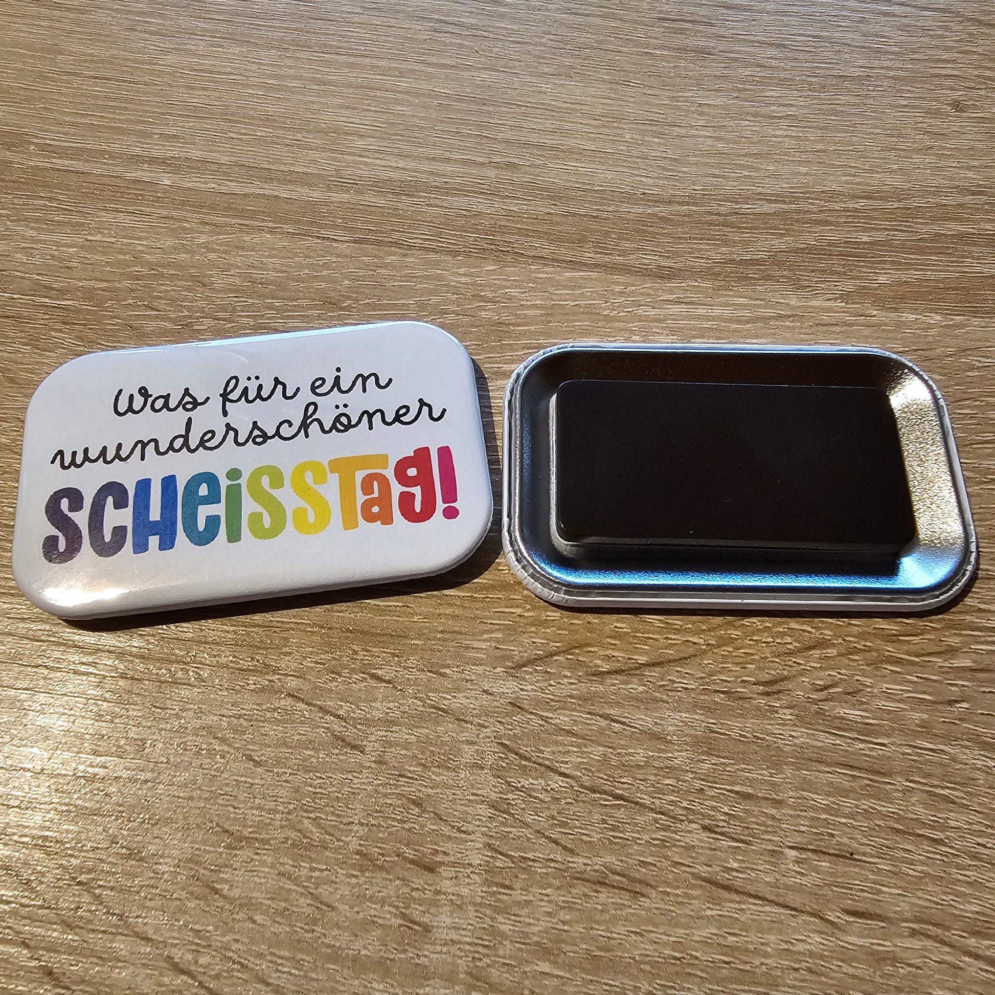 Was für ein wunderschöner Scheisstag! Button Buttonwerkstatt