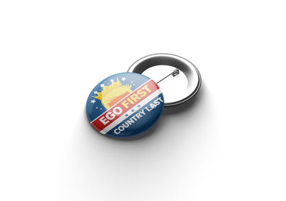 Ego First - Country Last Button