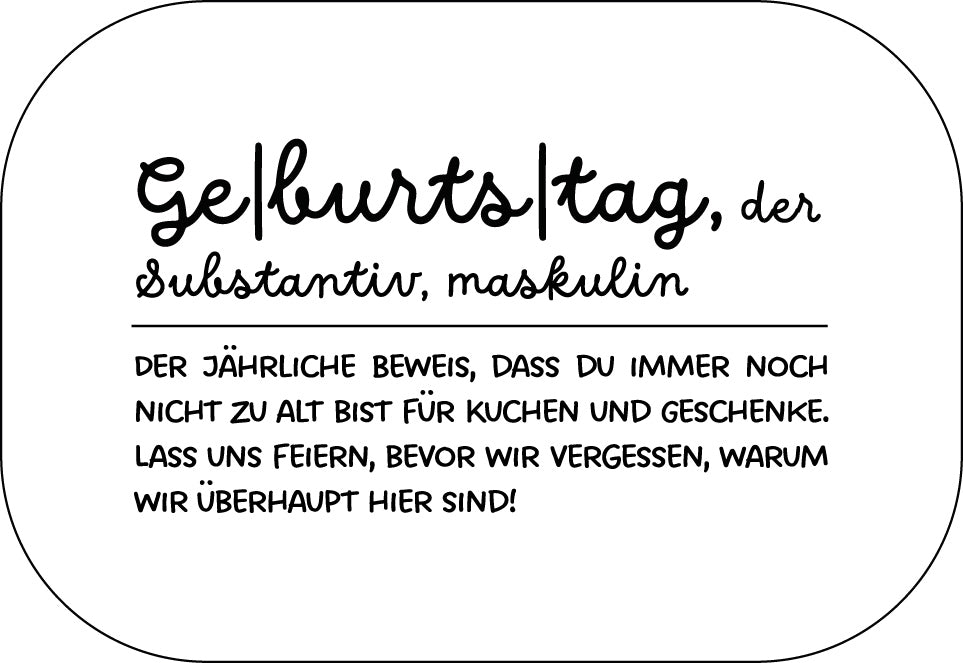Geburtstag