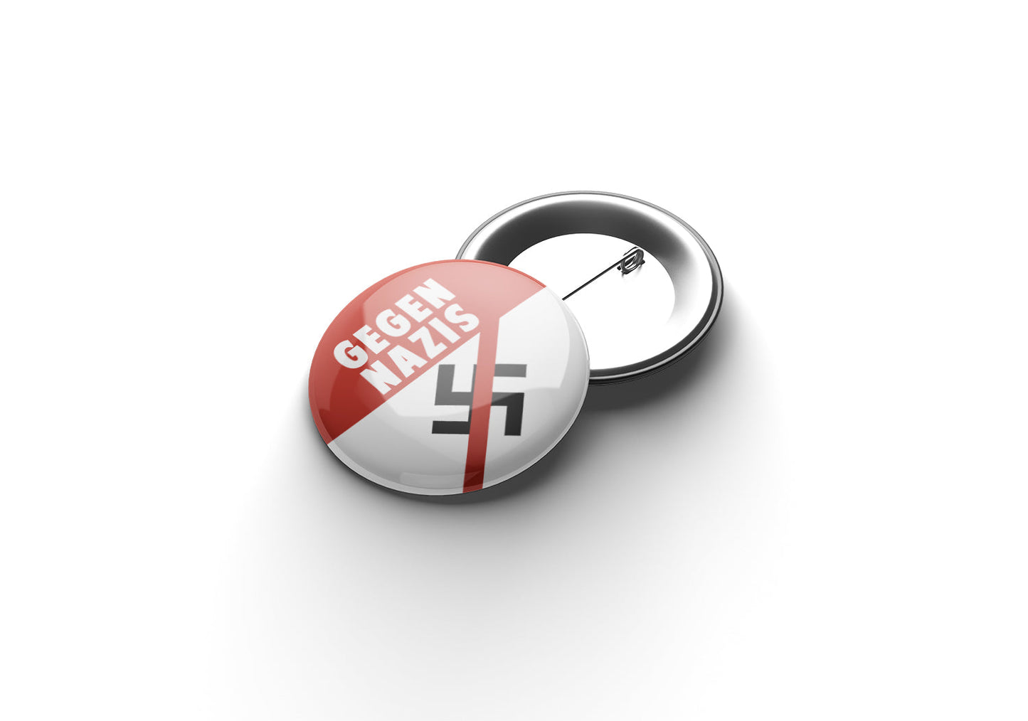 Gegen Nazis 1 Button Buttonwerkstatt
