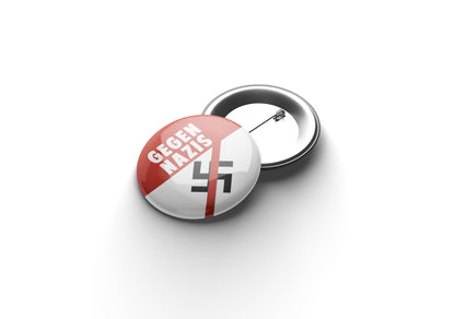 Gegen Nazis 1 Button Buttonwerkstatt