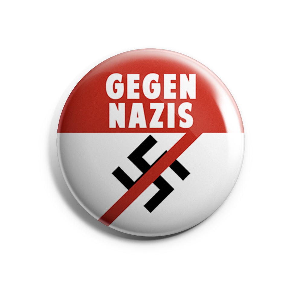 Gegen Nazis 1 Button Buttonwerkstatt