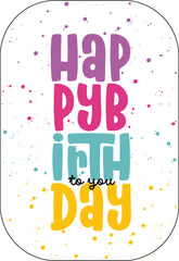 Happy Birthday to you!