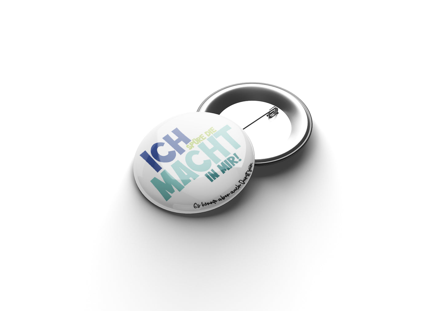 Ich spüre die Macht in mir Button