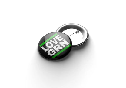 LOVE GRN Button Buttonwerkstatt