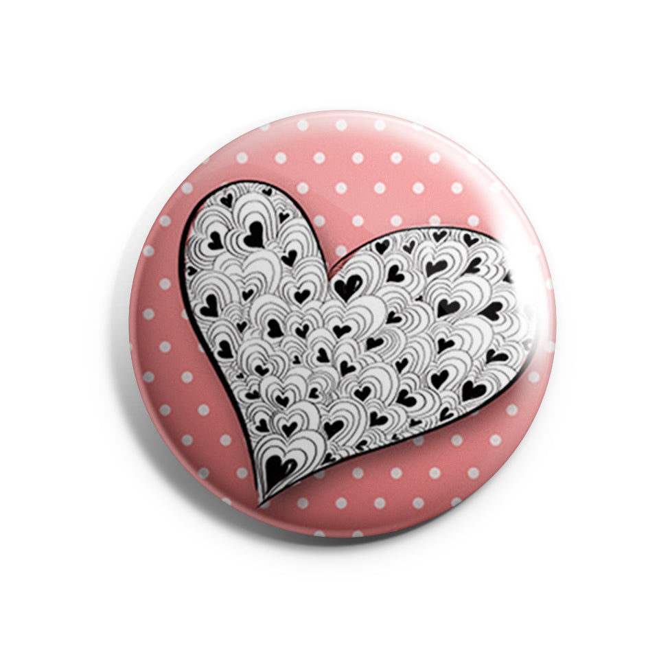 Herz 1 Button Buttonwerkstatt