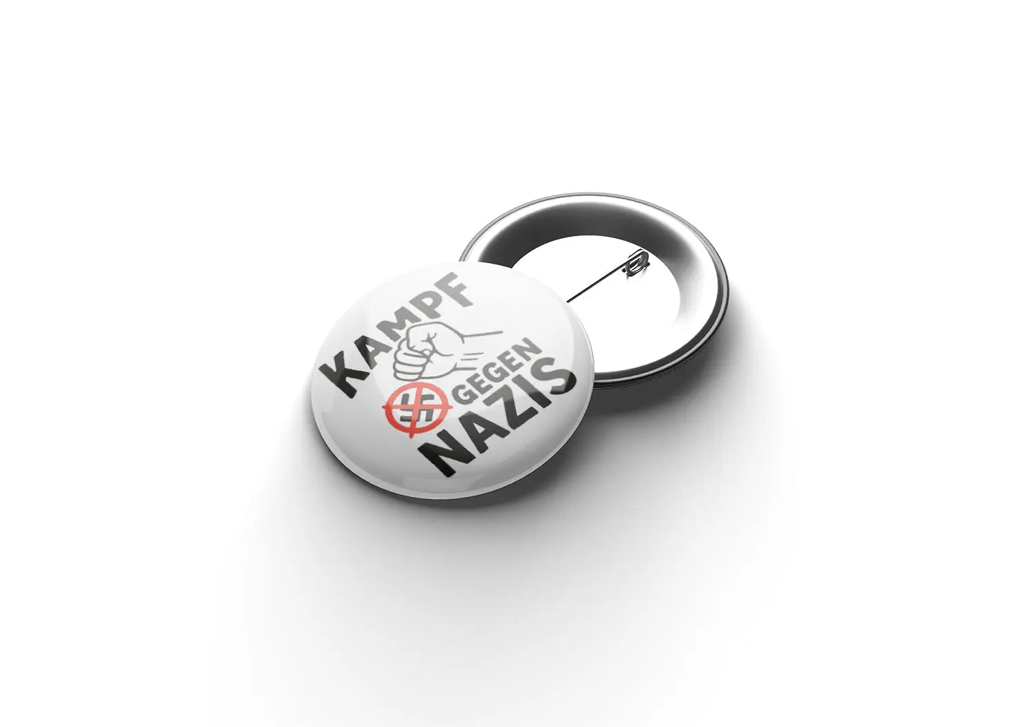 Kampf gegen Nazis Button Buttonwerkstatt