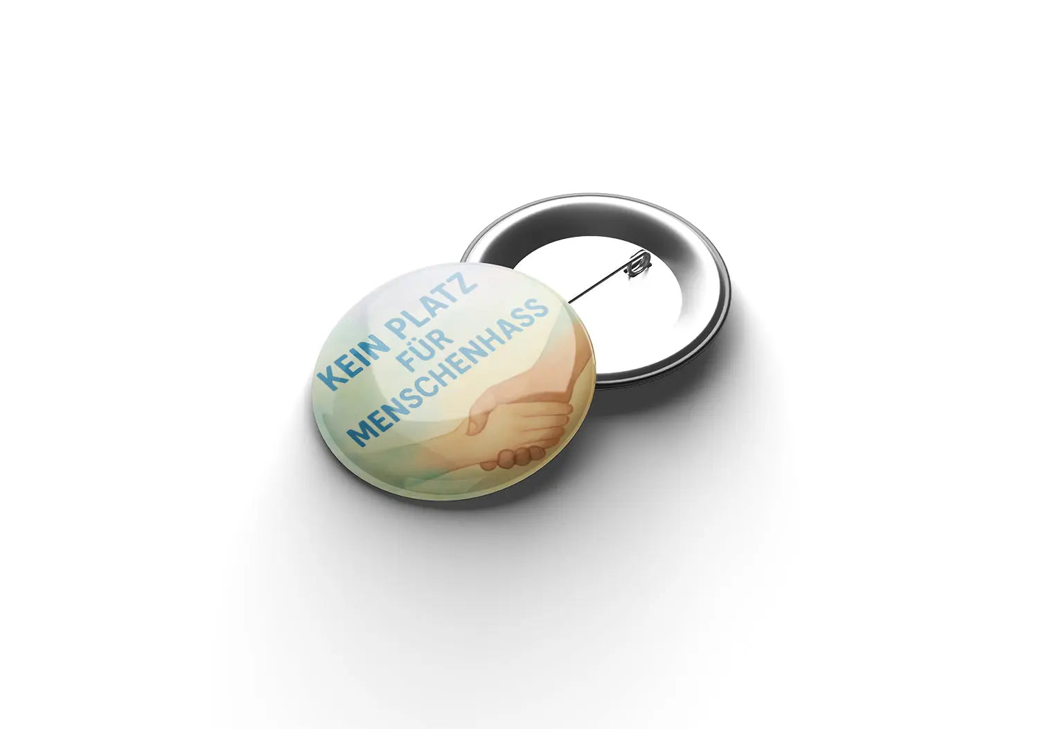 Kein Platz für Menschenhass Button Buttonwerkstatt