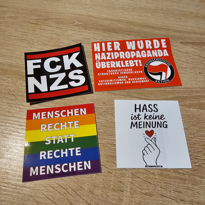 4 in 1 Aufkleber Set (klein)