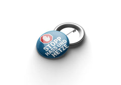 Stop Hass und Hetze 1 Buttonwerkstatt